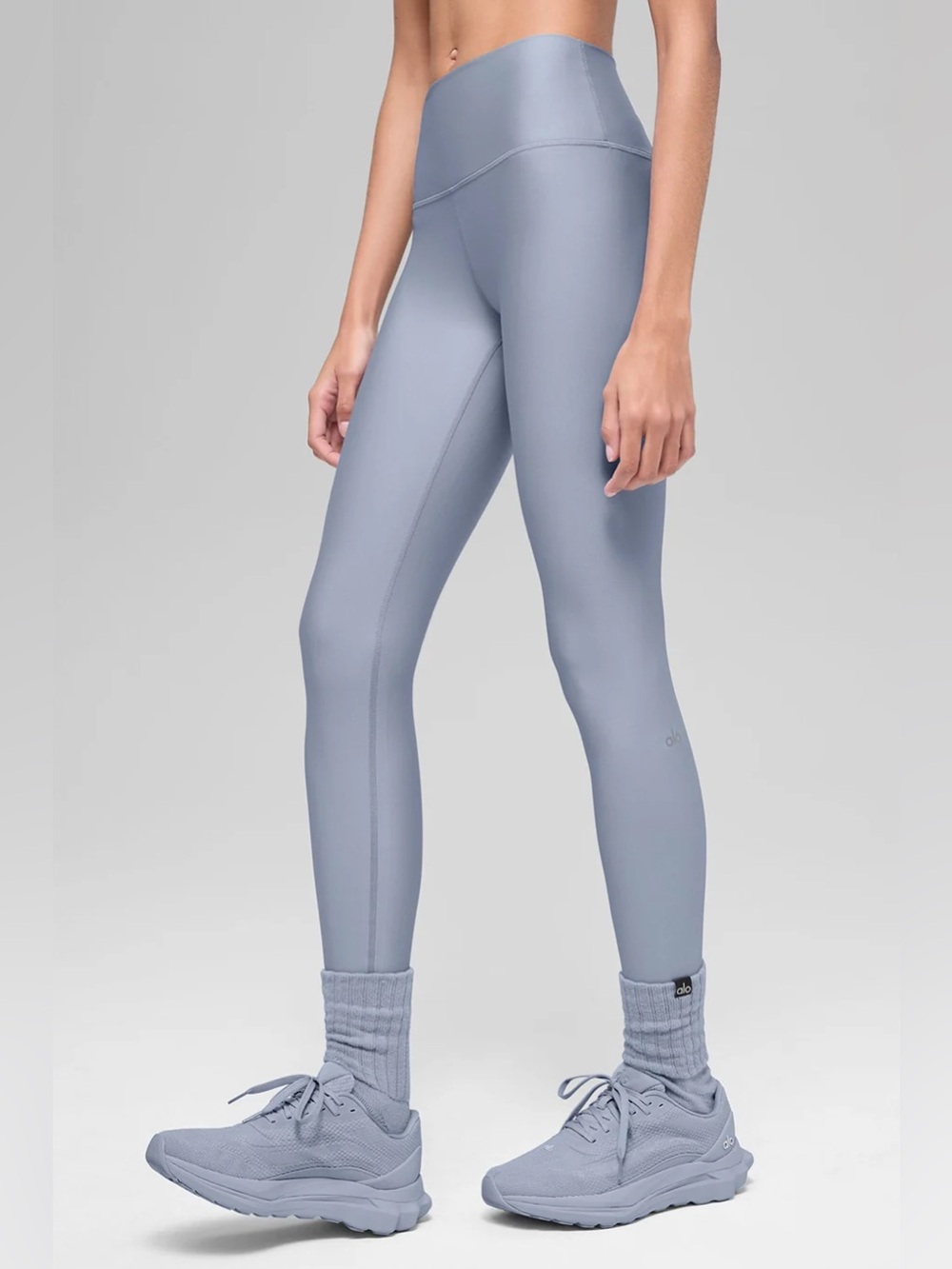 High-Rise Performance Legging in Light Blue